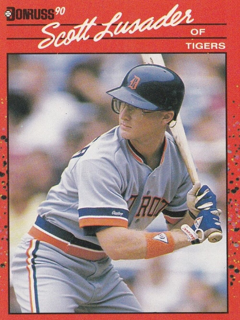 Scott Lusader - Donruss 90 Baseball Card